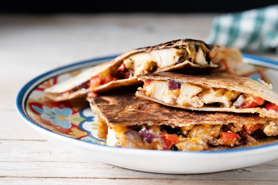 Mediterrane Gemüse-Quesadillas